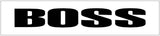 Mustang Boss Windshield Decal - 3.5