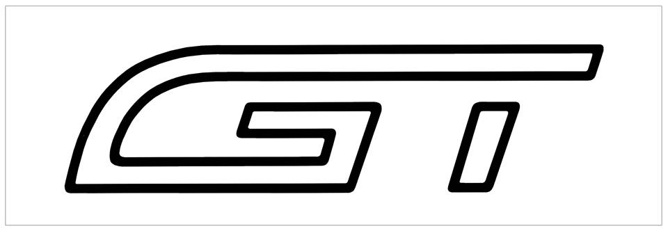 1996 Ford Probe GT Door Decal