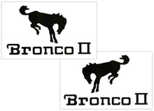 Load image into Gallery viewer, Ford Bronco II Decal Set - 6" x 10"