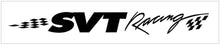 Load image into Gallery viewer, Ford Truck SVT Racing with Flag Windshield Decal - 4.25" x 37"