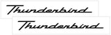 Ford Thunderbird Decal Set - 1.5