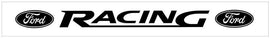 Ford Racing Windshield Decal with Ford Ovals - 4.25