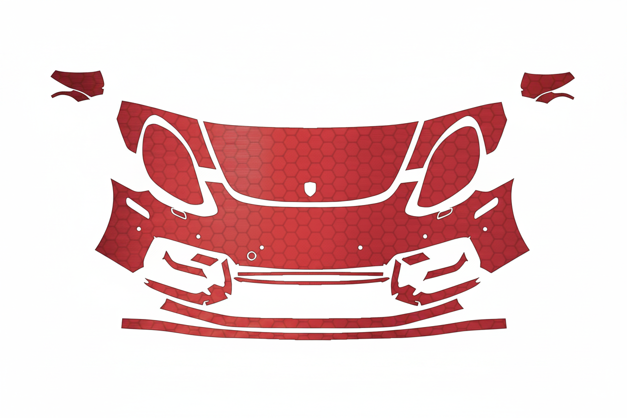 Porsche Panamera Sport Design PPF Kit Layout