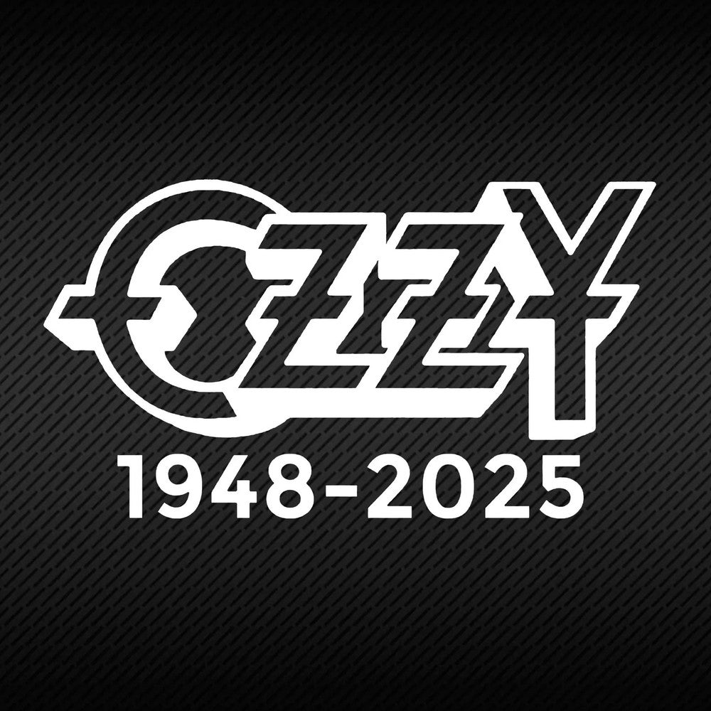 Ozzy Osbourne 6" RIP Tribute  Vinyl Decal