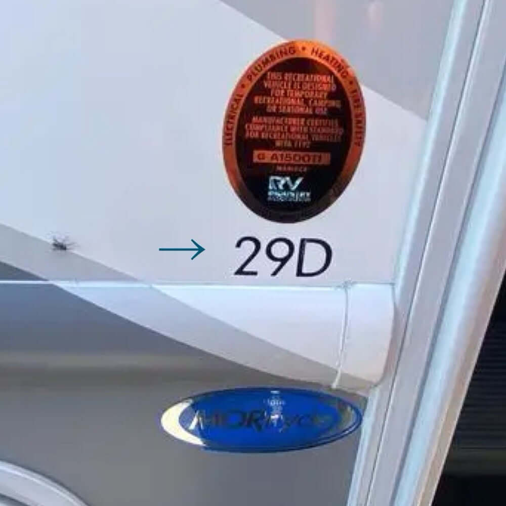 2025 Thor Motor Coach Resonate 29D Camper RV Trailer Decals (Set Of 5) OEM New