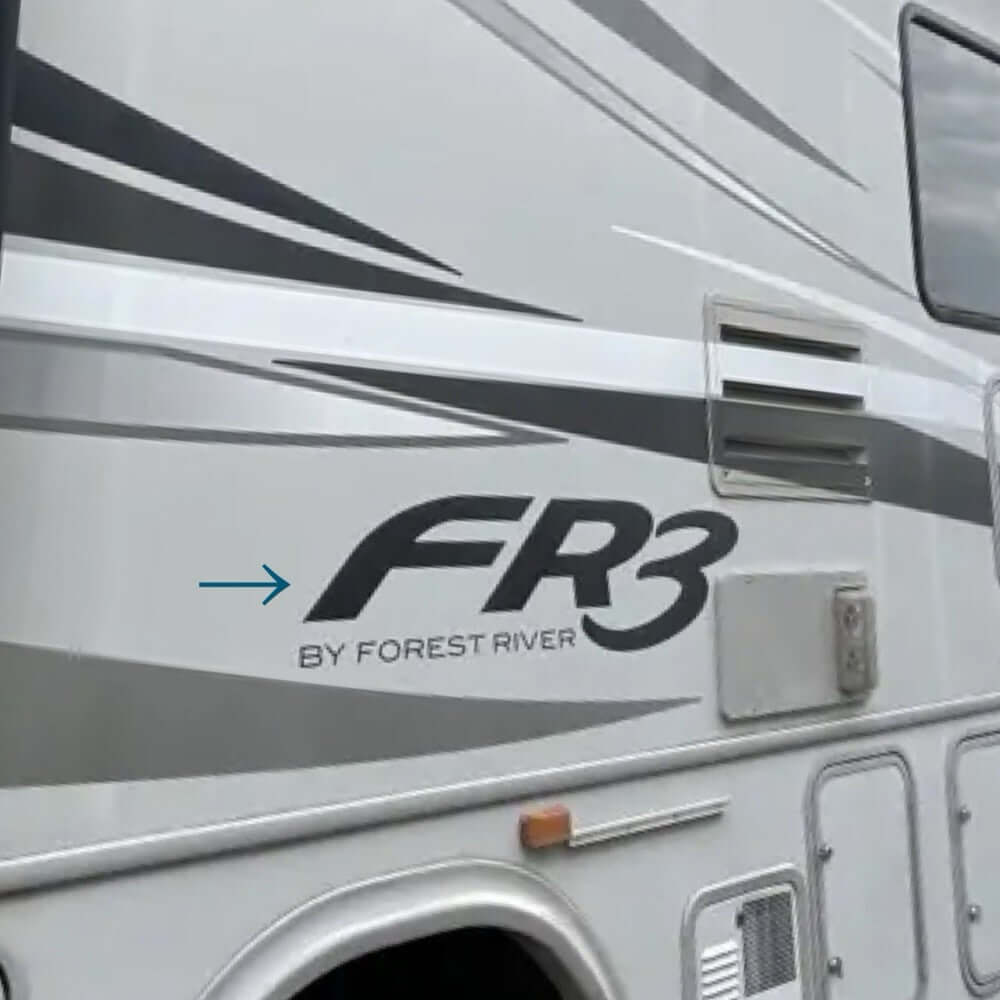2016 Forest River FR3 28DS Camper RV Trailer Decals (Set Of 3) OEM New Oracle
