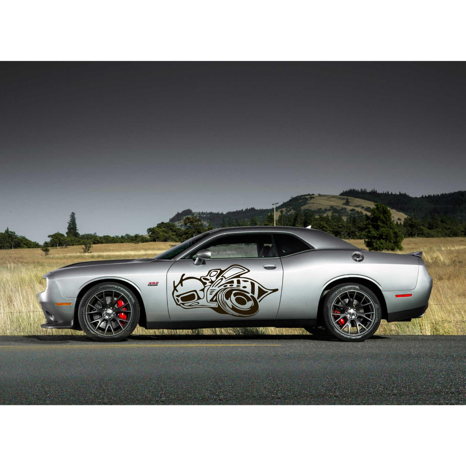 Super Bee Edition Door Decal Sticker Fits: 2015-2023 Dodge Challenger