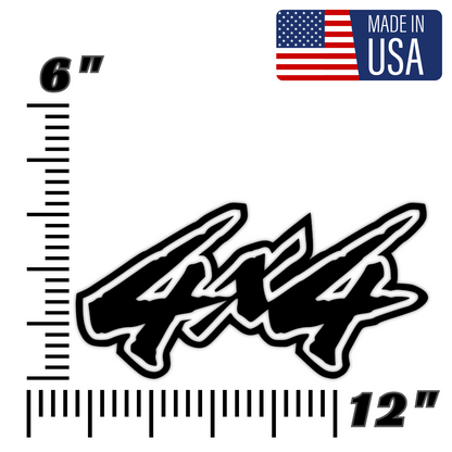 4x4 Mountains Off Road Hood Stickers Waterproof Vinyl Hood Decals Car