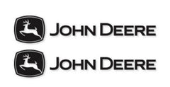 John Deere Premium Vinyl Decal Sticker 2-Pack
