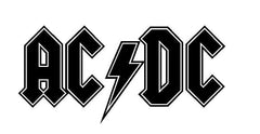 AC/DC Music Vinyl Die Cut Car Decal Sticker - Set of 2