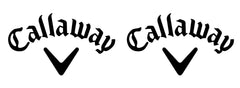 Callaway Golf Sticker Callaway Decal for Car, Window, Golf Cart - Set Of 2