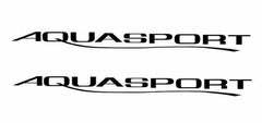 AquaSport Boat Marine Yacht Decals (Set Of 2) – OEM New Oracle