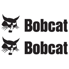 Bobcat Skid Steer Decal Sticker Vinyl (set Of 2)