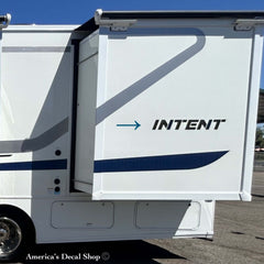 Winnebago Intent 2018 RV Camper Trailer Decals (Set Of 2) OEM Oracle 36”