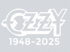 Ozzy Osbourne 6" RIP Tribute  Vinyl Decal