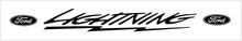 Load image into Gallery viewer, Ford Lightning Windshield Decal with Ovals - 3.75" x 36"