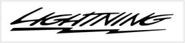 Ford Lightning Windshield Decal - 3.75