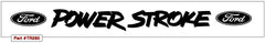 Ford Power Stroke Windshield Decal with Ovals - 3.8" x 42"