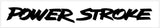 Ford Power Stroke Windshield Decal - 4.75