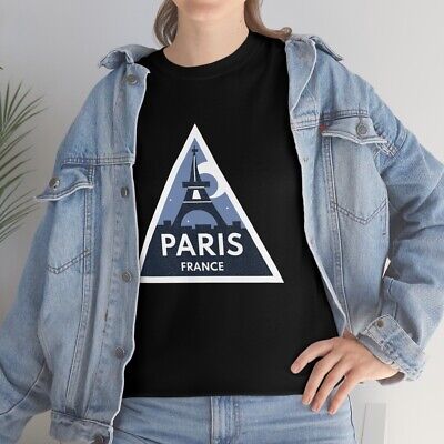 Paris France Eiffel Tower Souvenir Travel Gift Men's Women's T-Shirt