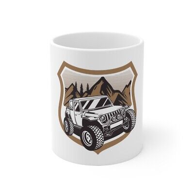 4x4 Off Road Camping Trail Ceramic Coffee Mug