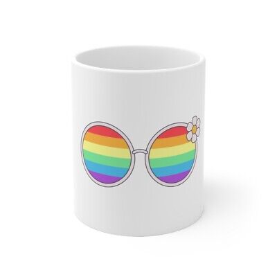 Cute Retro Vintage Glasses Summer Ceramic Coffee Mug