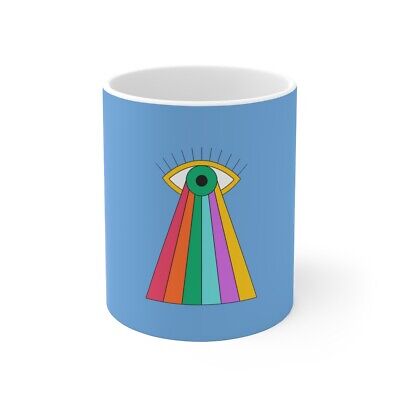 Cute Retro Eye Bohemian Boho Ceramic Coffee Mug