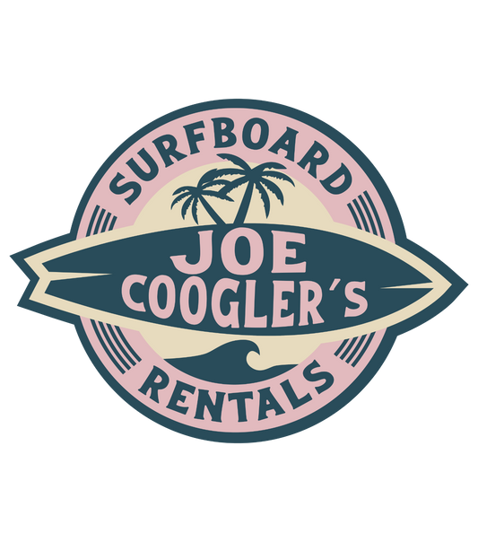 Vintage Surfboard Vinyl Decal Sticker - 3 Pack