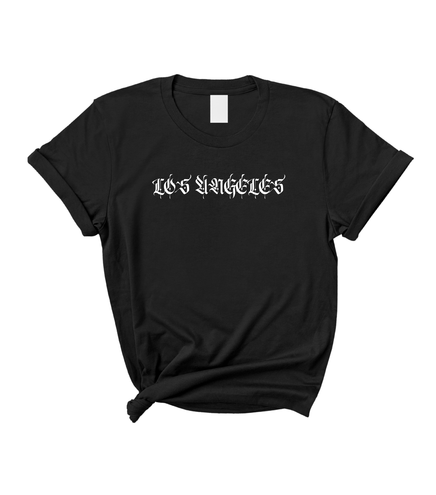 Los Angeles California Women's Black Graphic T-Shirt Top