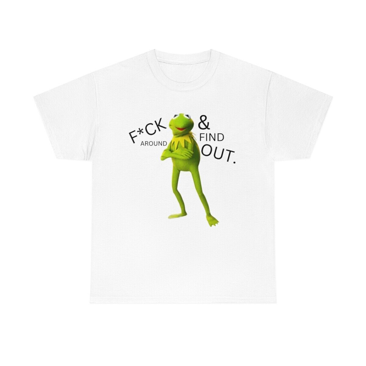 Funny Kermit The Frog Meme Adult Unisex Graphic Novelty T-Shirt