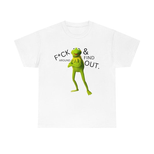 Funny Kermit The Frog Meme Adult Unisex Graphic Novelty T-Shirt